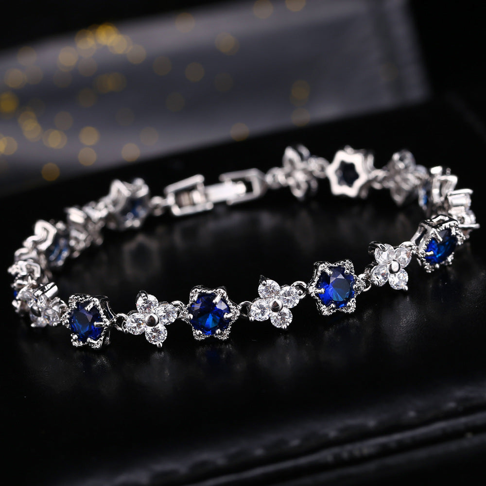 Zircon bracelet - trendy and popular Korean-style fashion accessory that sells well