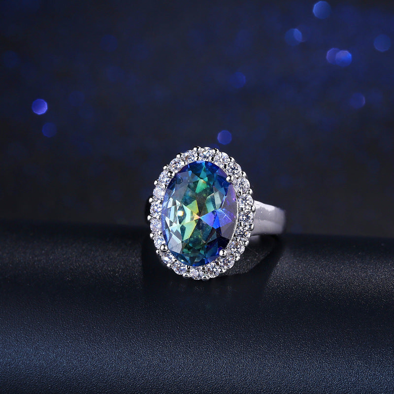 Fashion trend AAA zirconium ring