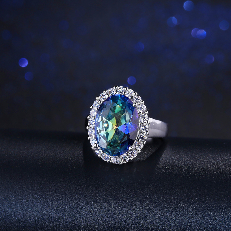Fashion trend AAA zirconium ring