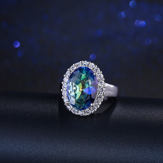 Fashion trend AAA zirconium ring