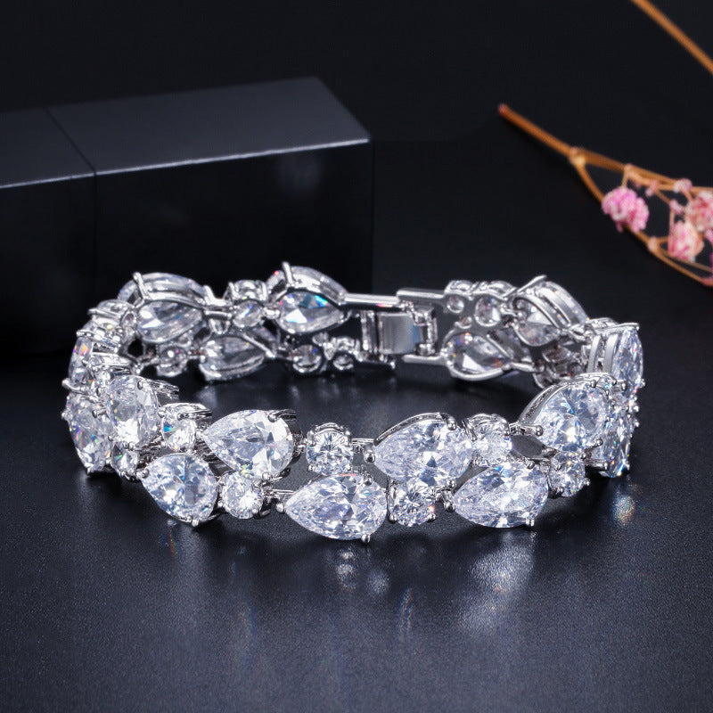 AAA Zircon Necklace - Mona Lisa Korean Version Fashionable Bridal Jewelry