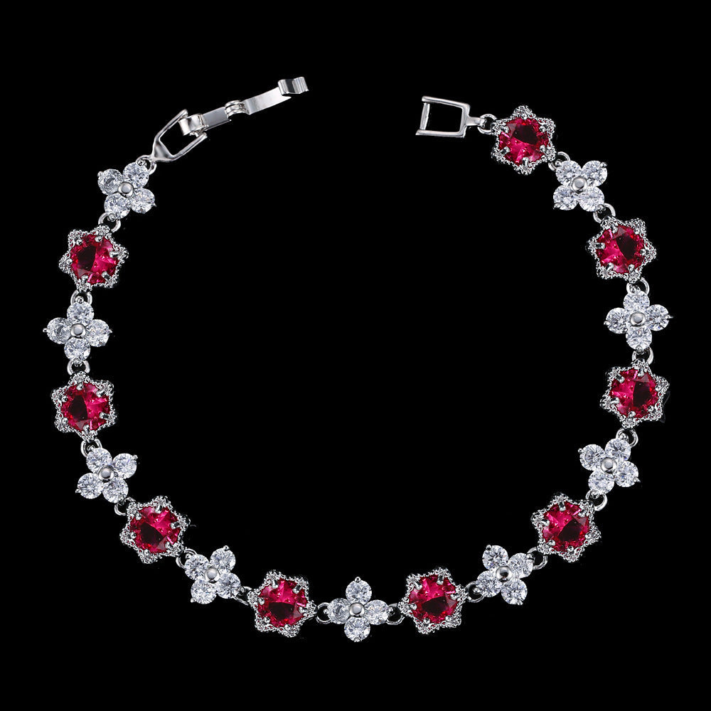 Zircon bracelet - trendy and popular Korean-style fashion accessory that sells well