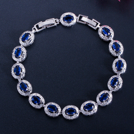 New fashion zirconia bracelet for women as a birthday gift or crystal bracelet for women