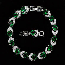 Fashion high-end and elegant color-retaining bracelet with diamonds and white crystal AAA zirconia Women's hand jewelry for wholesale