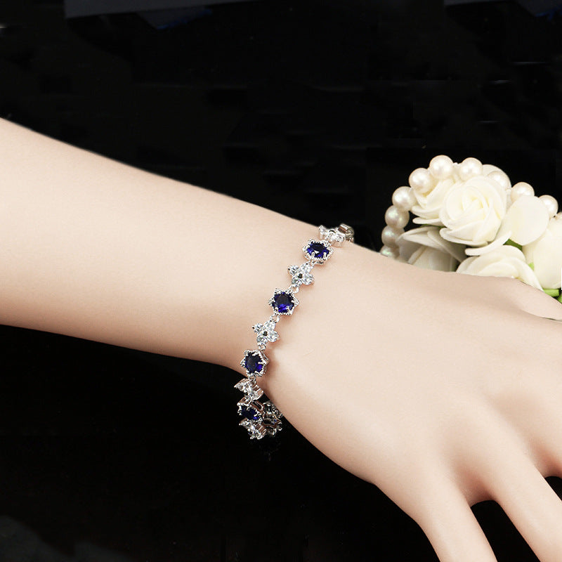 Zircon bracelet - trendy and popular Korean-style fashion accessory that sells well