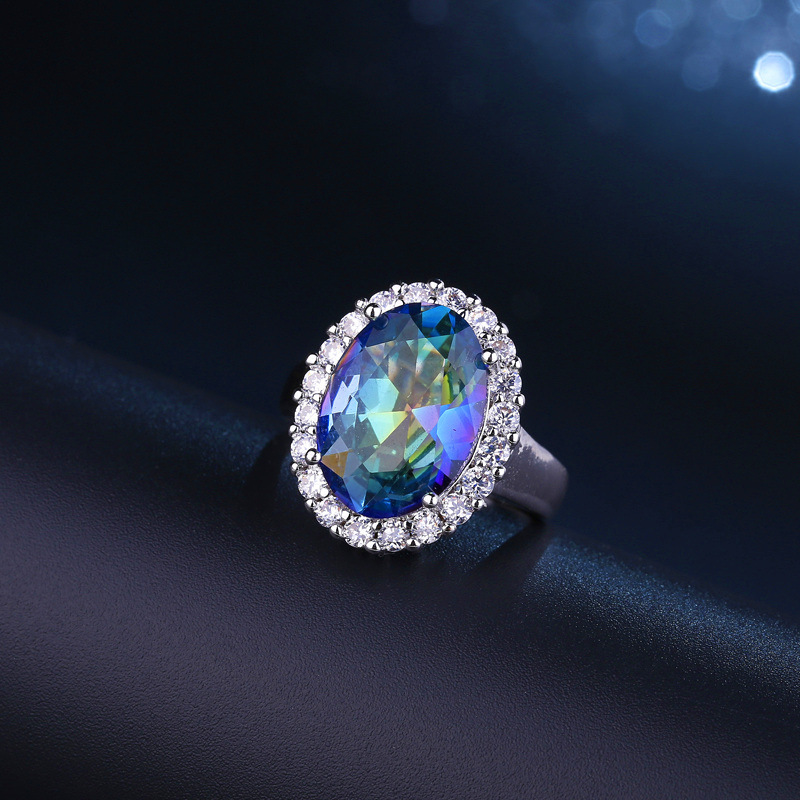 Fashion trend AAA zirconium ring