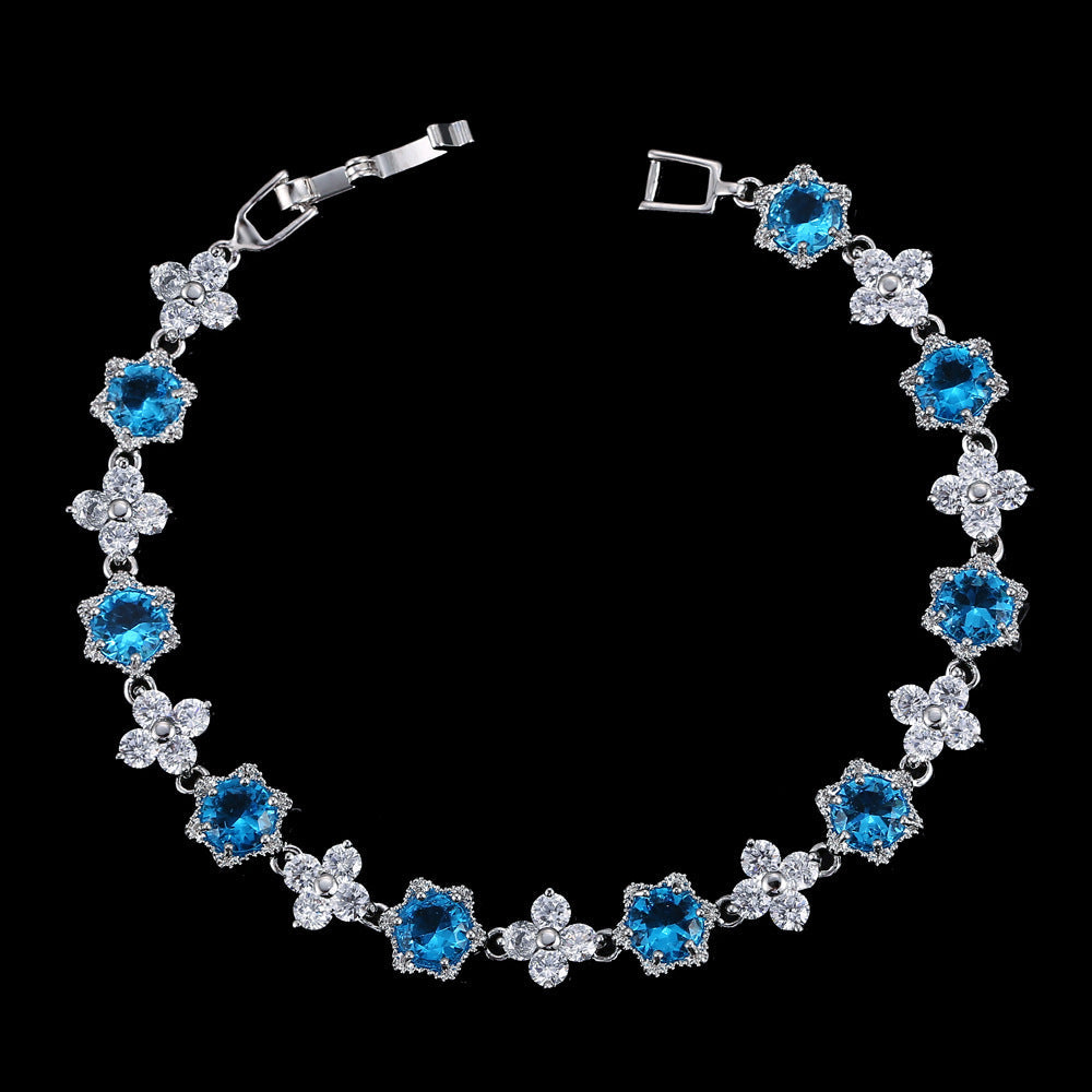 Zircon bracelet - trendy and popular Korean-style fashion accessory that sells well