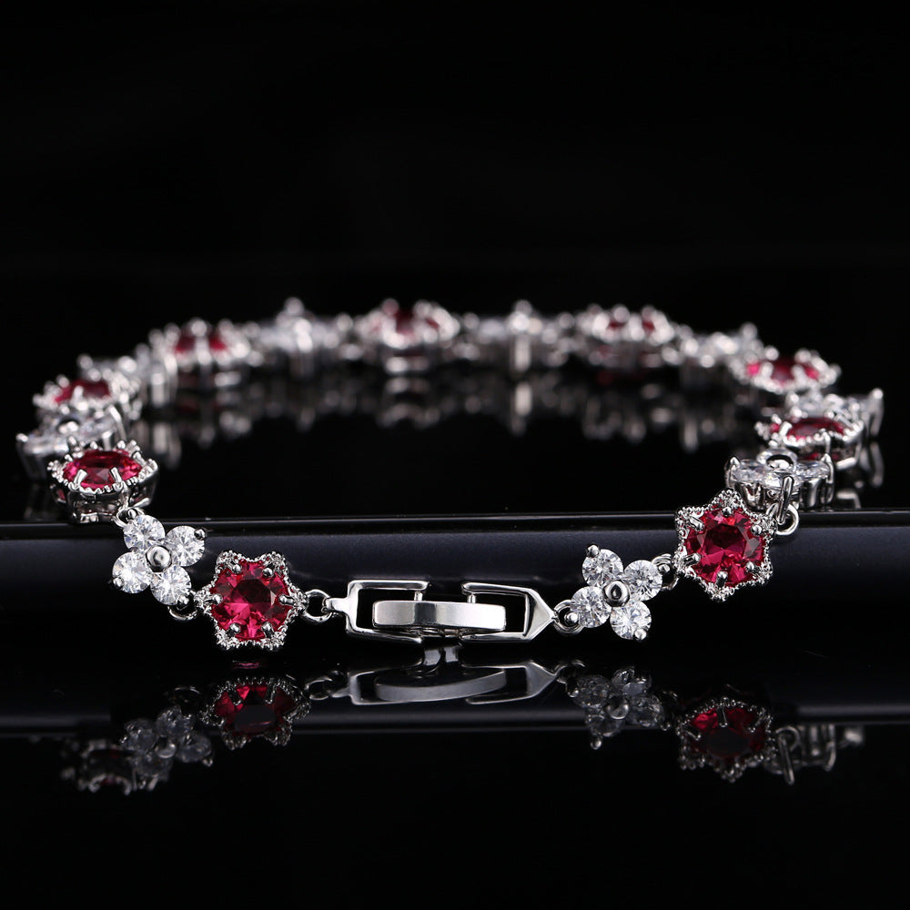Zircon bracelet - trendy and popular Korean-style fashion accessory that sells well