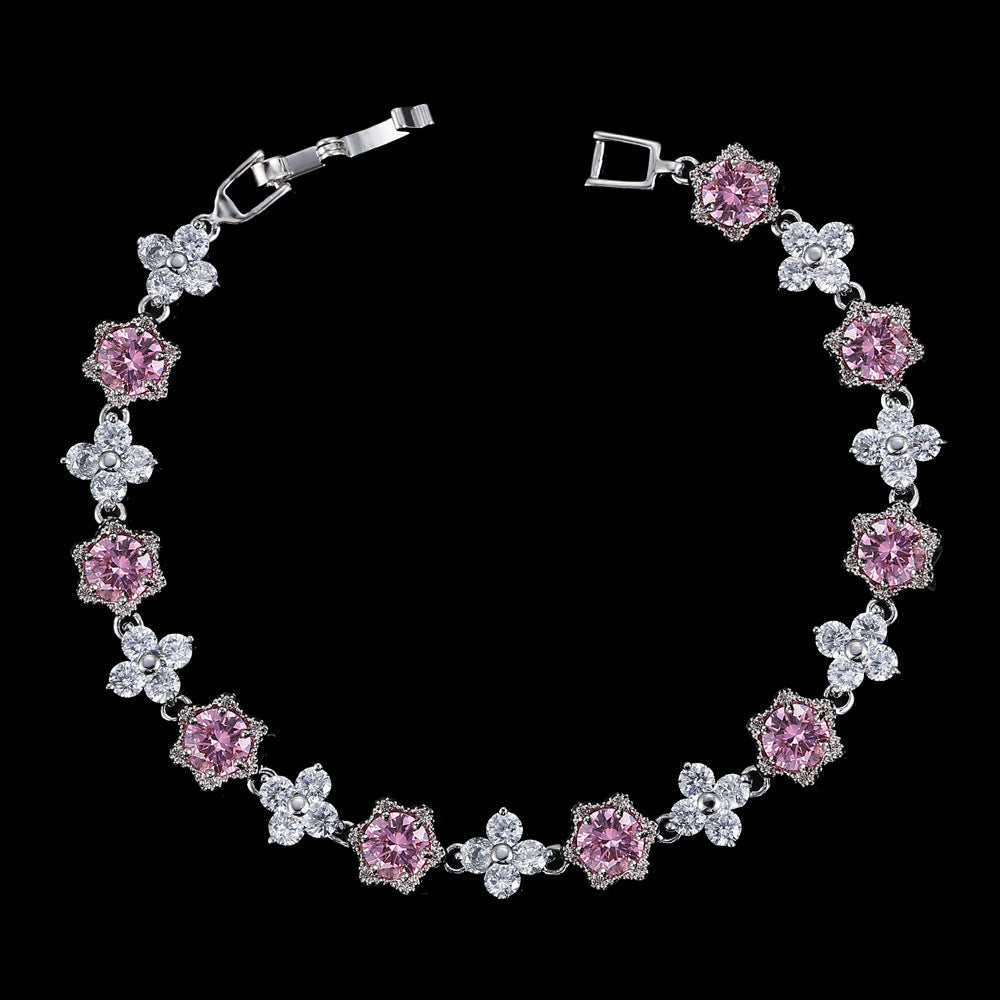 Zircon bracelet - trendy and popular Korean-style fashion accessory that sells well