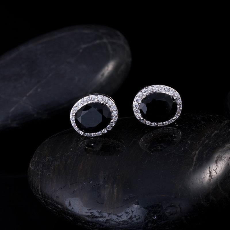Micro-set stud earrings - Best-selling AAA zirconia earrings for wholesale High-end earrings from Europe and America with diamond inlays