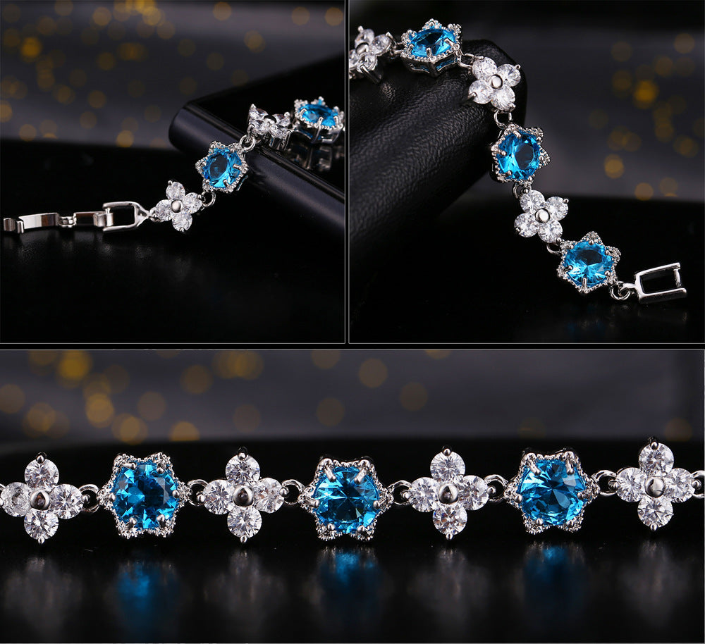 Zircon bracelet - trendy and popular Korean-style fashion accessory that sells well