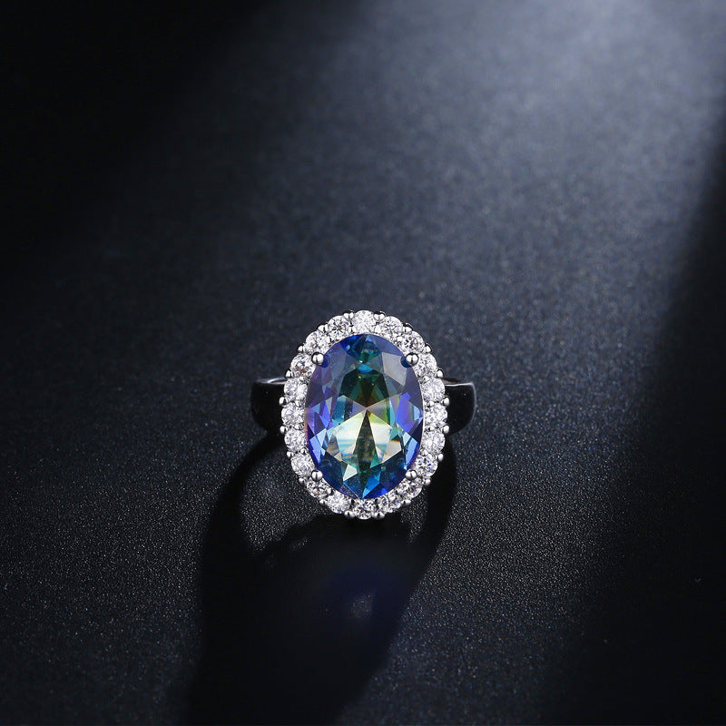 Fashion trend AAA zirconium ring