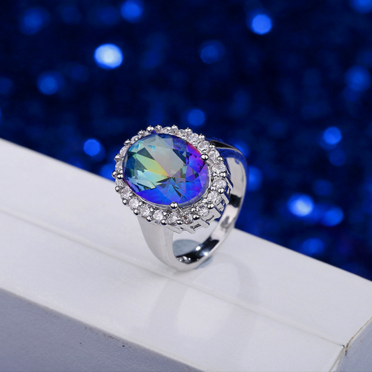 Fashion trend AAA zirconium ring