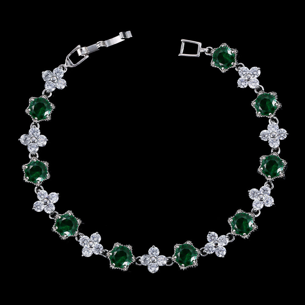 Zircon bracelet - trendy and popular Korean-style fashion accessory that sells well