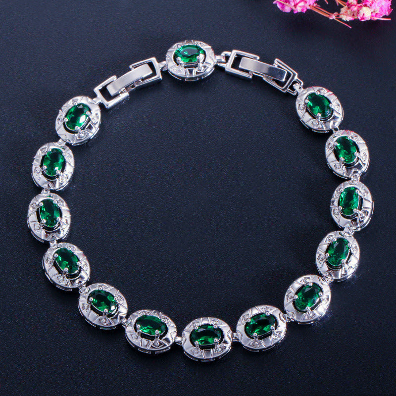 New fashion zirconia bracelet for women as a birthday gift or crystal bracelet for women