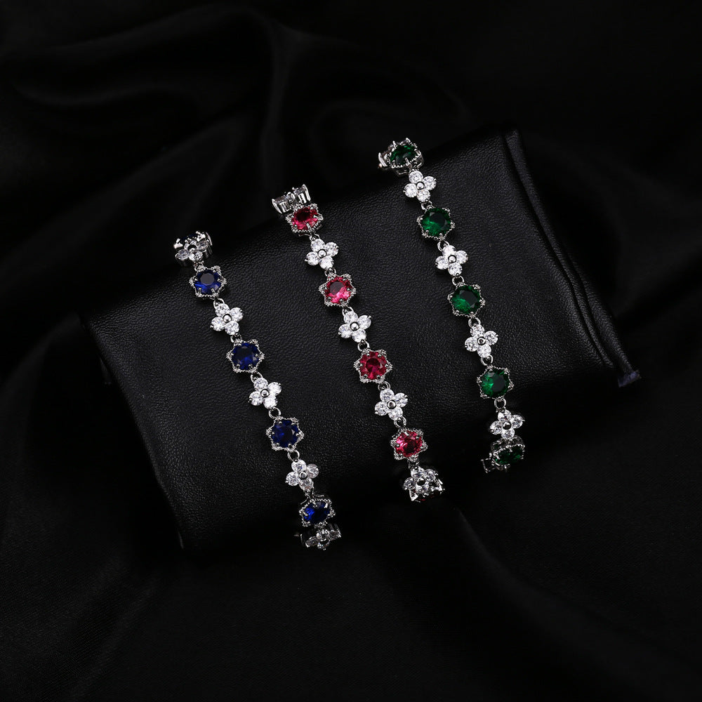 Zircon bracelet - trendy and popular Korean-style fashion accessory that sells well