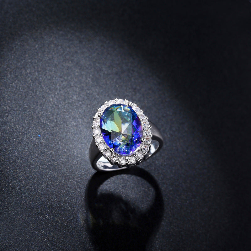 Fashion trend AAA zirconium ring