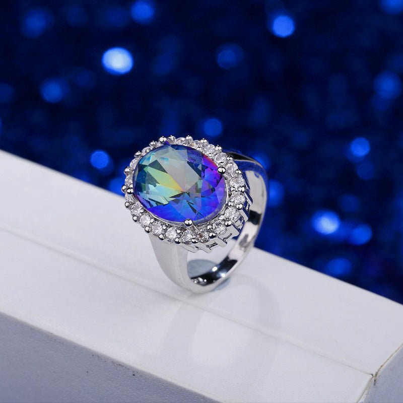Fashion trend AAA zirconium ring