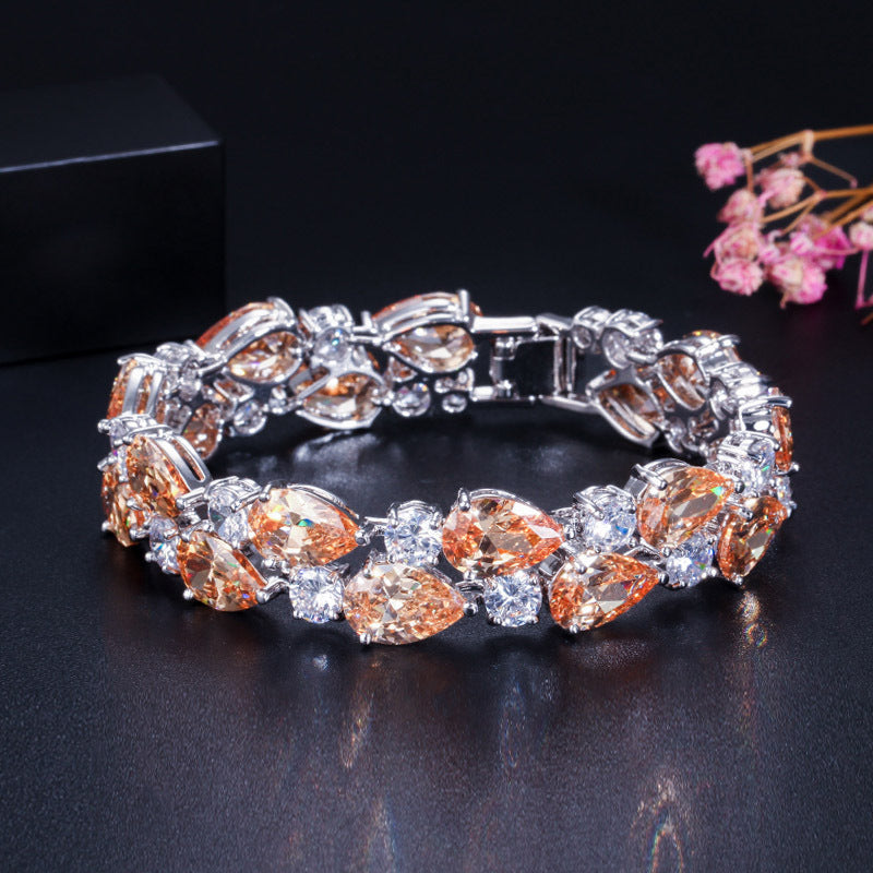 AAA Zircon Necklace - Mona Lisa Korean Version Fashionable Bridal Jewelry