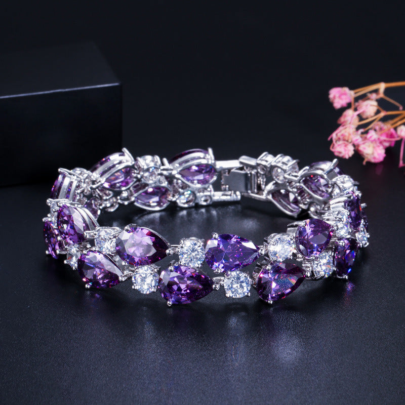 AAA Zircon Necklace - Mona Lisa Korean Version Fashionable Bridal Jewelry