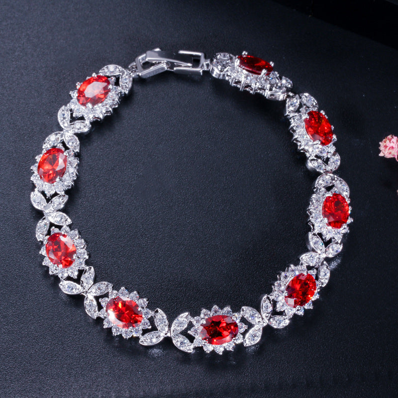 New European and American style fashionable AAA zircon bracelet jewelry
