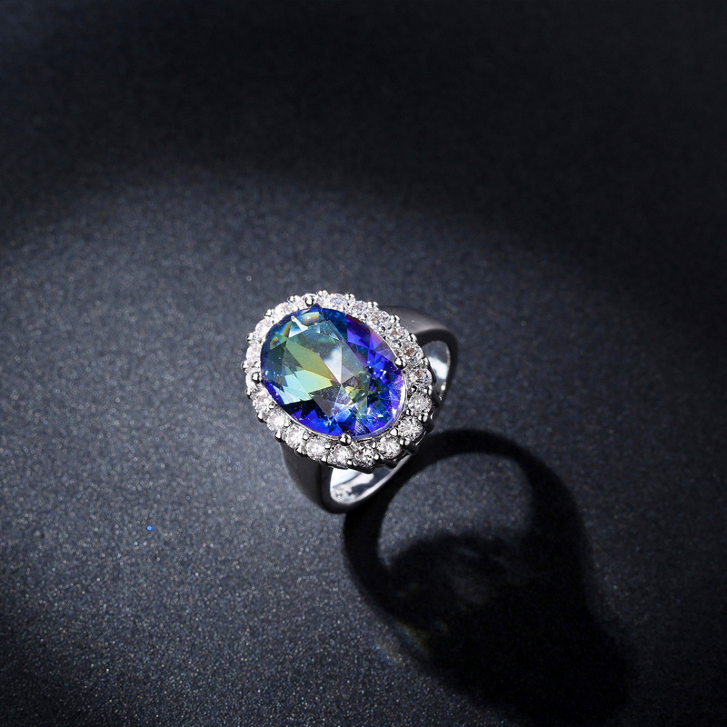 Fashion trend AAA zirconium ring