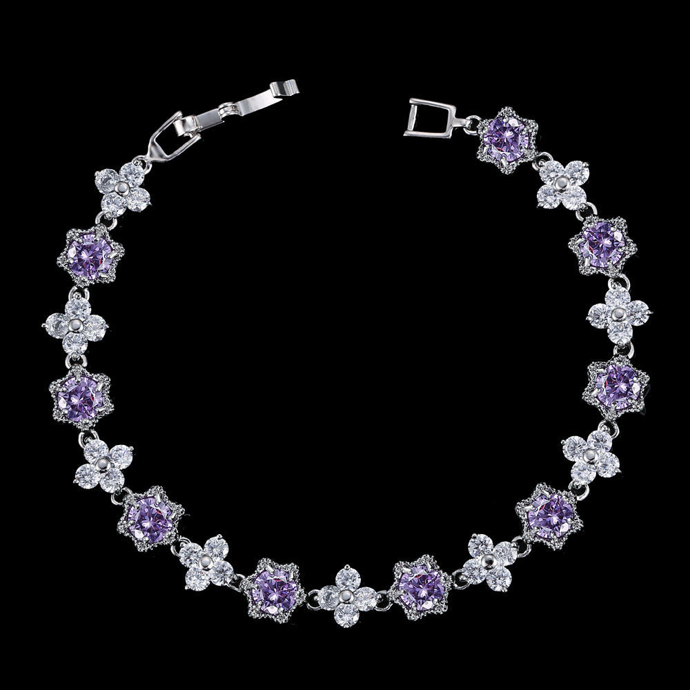 Zircon bracelet - trendy and popular Korean-style fashion accessory that sells well