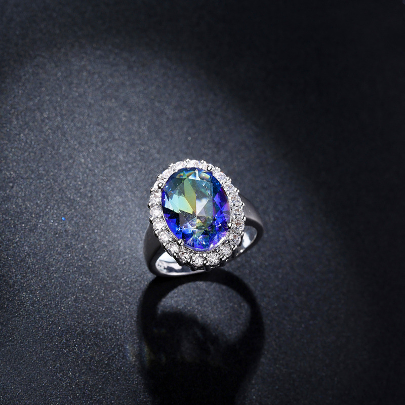 Fashion trend AAA zirconium ring
